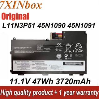 7XINbox L11N3P51 L11S3P51 45N1090 45N1091เดิมแบตเตอรี่แล็ปท็อปสำหรับ Lenovo ThinkPad T430U V490U V490UA V590U Ultrabook