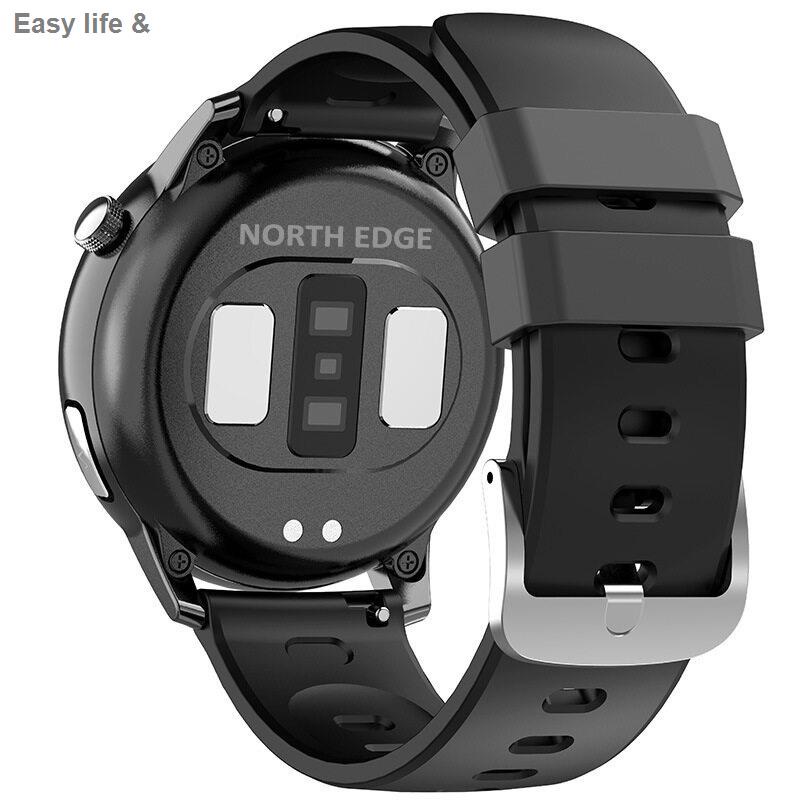 ล็อคใน♀☬North EDGE E102 Smart Watch ECG Watch สุขภาพการนอนหลับความดันโลหิตและสร้อยข้อมือตรวจสอบออกซิเจน