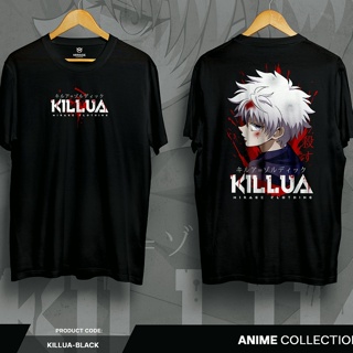 ✚◙เสื้อผ้ามิราจ - เสื้ออนิเมะ - Hunter X Hunter - Killua Zoldyck - ผ้าฝ้าย 100% - DTF