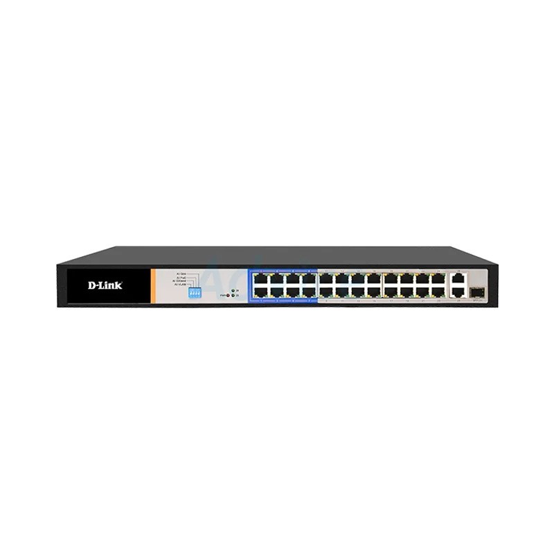 D-LINK Switching Hub 24 Port DES-F1026P-E (17,24 POE,+2 Gigabit,+1 Combo SFP) - A0130060