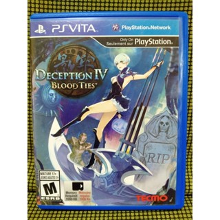 PSVita Deception IV Blood Ties ENG สำหรับสายสะสม