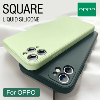 OPPO Reno 10 Pro+ 5G A98 Reno 8T/8/8 Z Pro A78 A77 Find X5 Pro A96 Reno 7/7 Z Pro A76 A95 Reno 6/6 Z Pro A74 A54 A94 Reno 5 Pro A93 A53 Reno 4Z A15/A15s A91 A31 A92 A52 A5/A9 2020 A7 A5s A3s A12e F9 เคสโทรศัพท์ ซิลิโคนเหลว สำหรับ