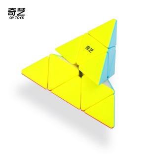 Qiyi Qiming S2 ลูกบาศก์สามเหลี่ยม 3x3 Pyraminx ของเล่นเสริมการเรียนรู้เด็ก