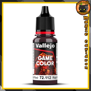 Evil Red 18ml. New Vallejo Game Color สีอะคริลิคสูตรน้ำ