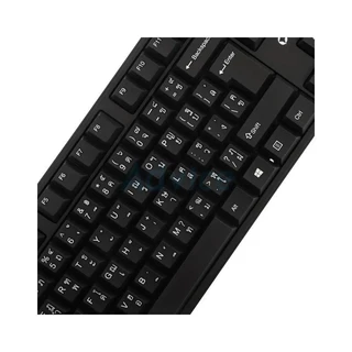 OKER USB KEYBOARD (คีย์บอร์ด) (KB-477) Black - A0143757