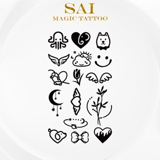 แทททู SAI MAGIC TATTOO 10CM×06CM รอยสักอยู่ได้นาน 2 สัปดาห์ รอยสักมายากล แทททูรอยสักกันน้ำ รอยสักชั่วคราว รอยสัก 442