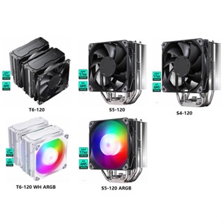 Phanteks พัดลมระบายความร้อน CPU Polar T6 S5 S4 สําหรับ LGA1700 115X 1200 20xx AM5 AM4