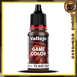 Beasty Brown 18ml. New Vallejo Game Color สีอะคริลิคสูตรน้ำ