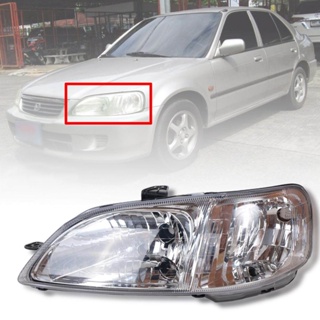 เสื้อไฟหน้า โคมไฟหน้า รุ่น ฮอนด้า ซิตตี้ HONDA CITY TYPE-Z ปี 1999 - 2002 ข้า honda-headlight-parts T2