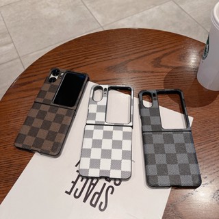 เคสโทรศัพท์มือถือ แบบแข็ง ป้องกันกระแทก สําหรับ OPPO Find N2 Flip Lattice Series