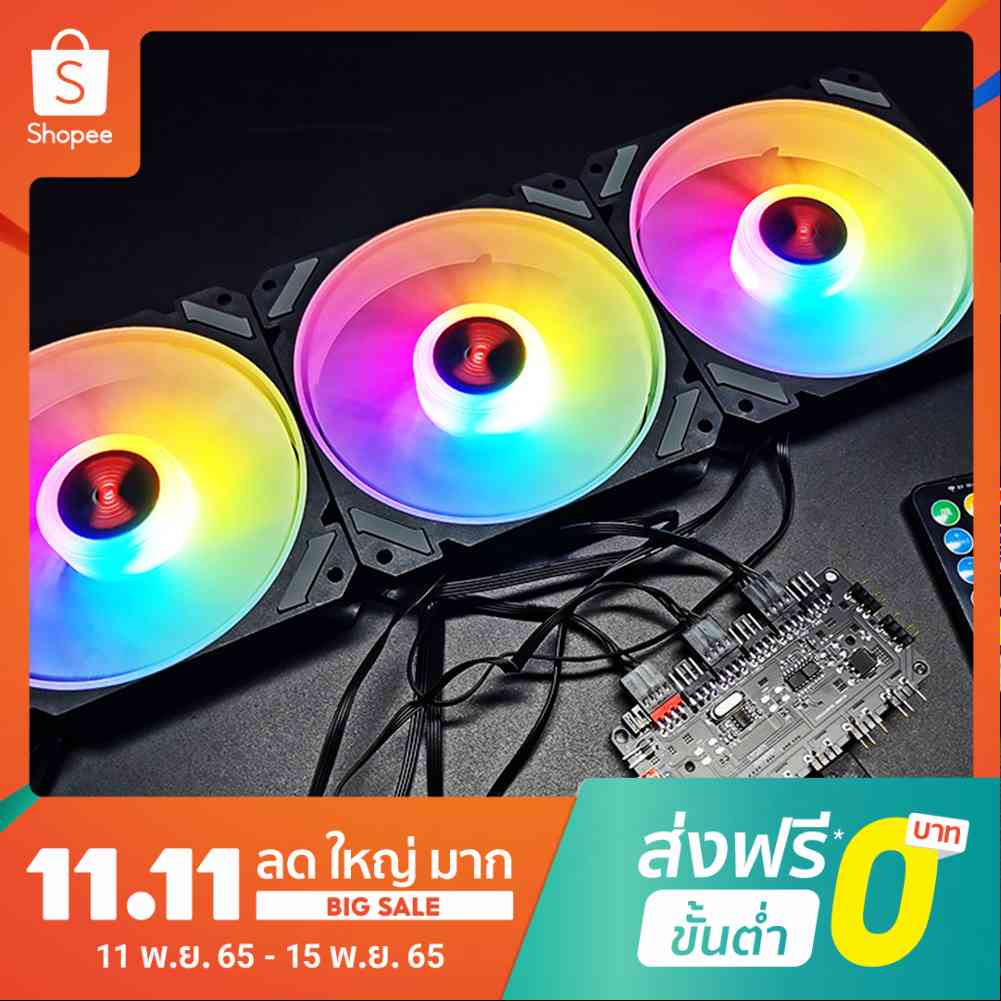 Yotome COOLMOON พัดลมระบายความร้อน CPU ARGB 120 มม. 4 Pin สําหรับคอมพิวเตอร์ #8