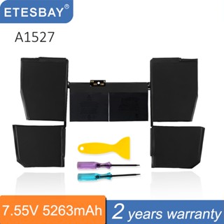 ETESBAY A1527 A1705แบตเตอรี่แล็ปท็อปสำหรับ MacBook Retina 12 "; A1534 Early 2015 2016กลาง2017 EMC 2746 2991 3099 MF855LL