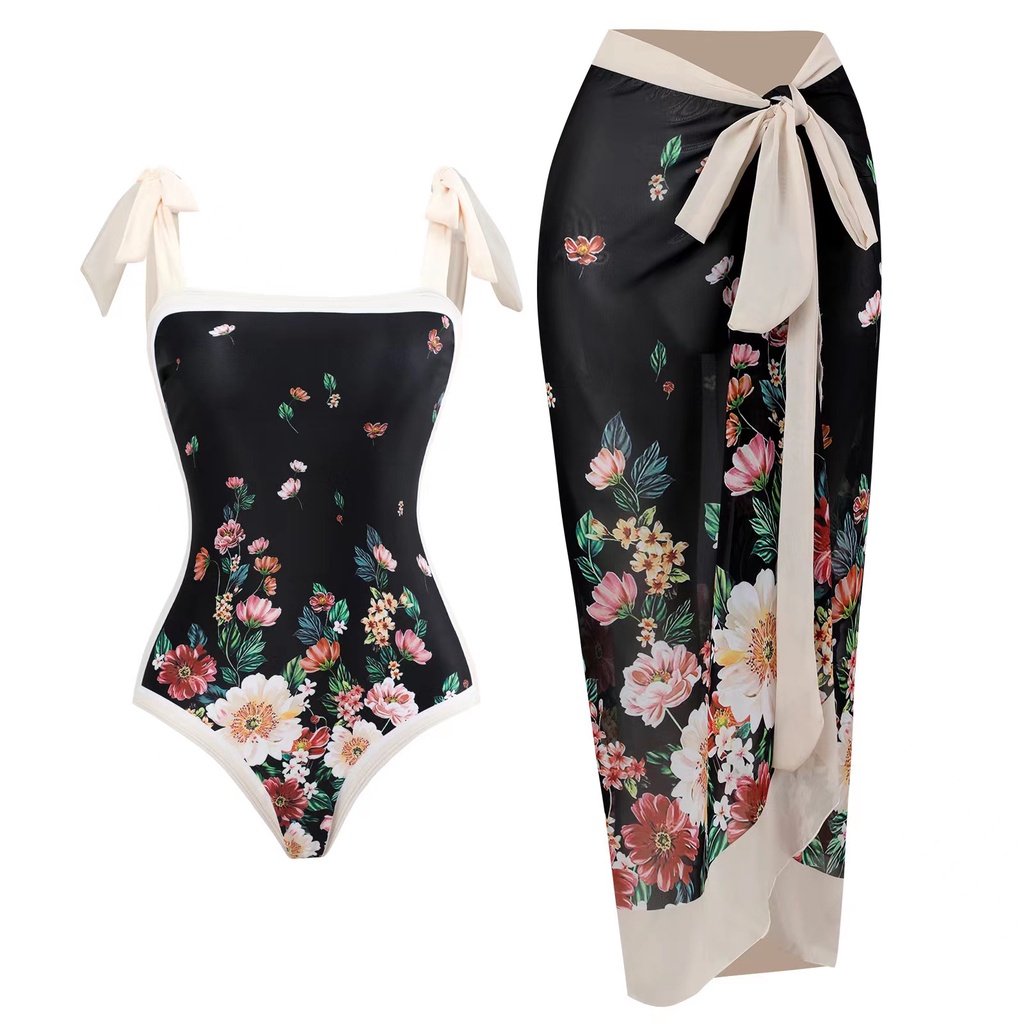 [พร้อมส่ง] Bikiniชุดว่ายน้ำชิ้นเดียวบิกินี่ชุดว่ายน้ำเซ็กซี่ชายหาดวินเทจฝรั่งเศสชุดว่ายน้ำชิ้นเดียว