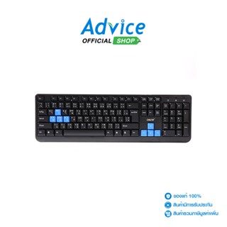 OKER  USB Keyboard (KB-318) Black/Blue