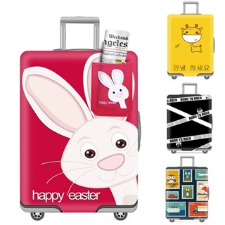 ผ้าคลุมกระเป๋าเดินทาง ป้องกันฝุ่น ลายการ์ตูน สไตล์เกาหลี พร้…