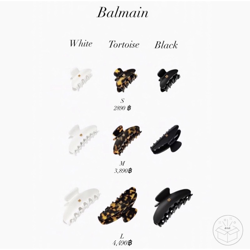 🎀พร้อมส่ง🎀 BALMAIN Hair Clip แท้ 100%