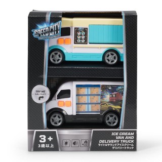 Speed City Ice Cream Van And Delivery Truck Twin Pack ToysRUs (931044)