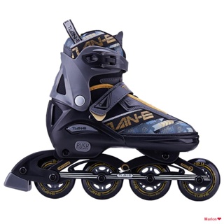 จัดส่งจากกทมรองเท้าสเก็ต Inline Skates โรลเลอร์เบลดผู้ใหญ่ โรลเลอร์เบลด  M=33-37 L38-42 Pink/Black