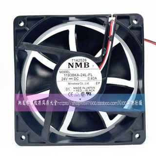 ใหม่ พัดลมระบายความร้อนอินเวอร์เตอร์ NMB 11938KA-24L-FL/EL 12038 12 ซม. 24V 0.40A