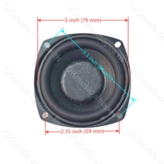 อุปกรณ์สือสารรถยนต์ YLY ลำโพงฟูลเรนจ์ ดอกลำโพง 3นิ้ว 3Ω 15W midwoofer เบสเสียงกลาง ลำโพงเครื่องเสียงรถยนต์ ลําโพงซับวูฟเ