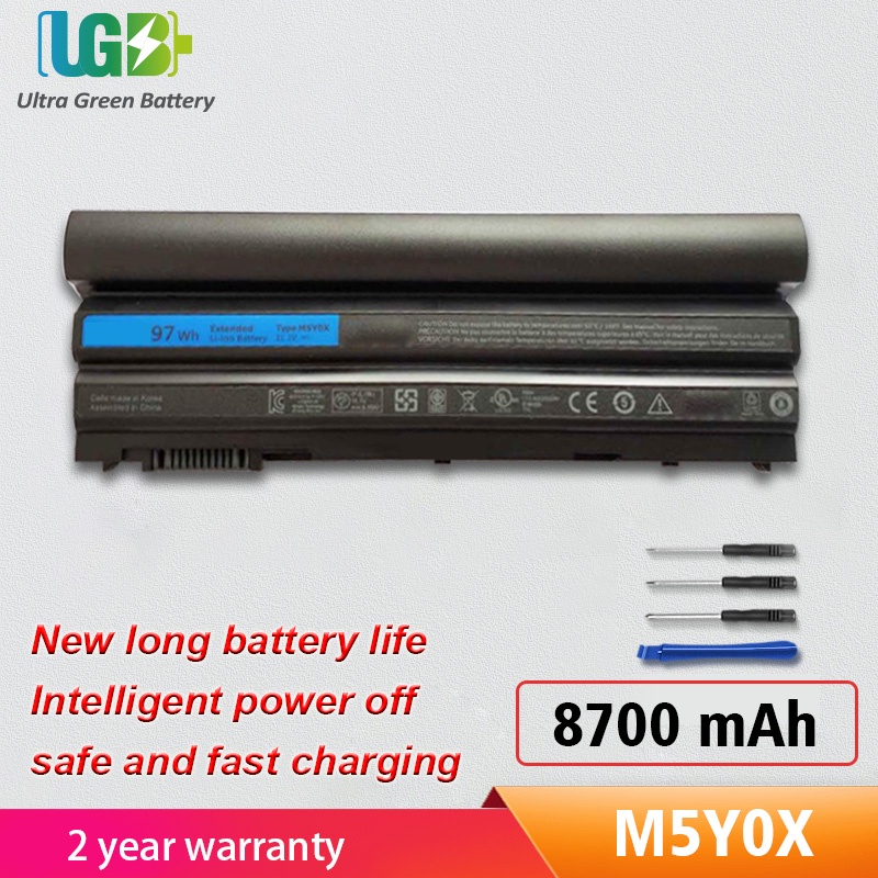 Original M5Y0X แบตเตอรี่สำหรับ Latitude E6420 E6520 E5420 E5520 E6430 E5530 E5430 71R31 8858X NHXVW 