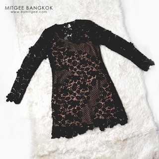 SP15-061B : SHEER LACE DRESS