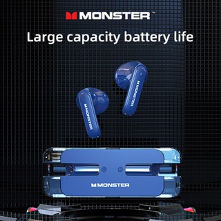 Monster Original XKT08 หูฟังเกมมิ่ง ไร้สาย บลูทูธ 5.3 ลดเสียงรบกวน