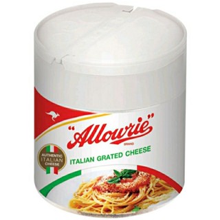 อลาวรี่ เกรท อิตาเลียน พาร์เมซานชีส Allowrie Grated Italian Parmesan Cheese 80g.