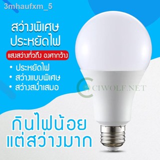 ร้าน CIWOLF.NET  หลอดไฟ LED  12W ใช้งานไฟบ้าน 220V หลอดบับ LED SlimBulb light ขั้วเกลียว E27