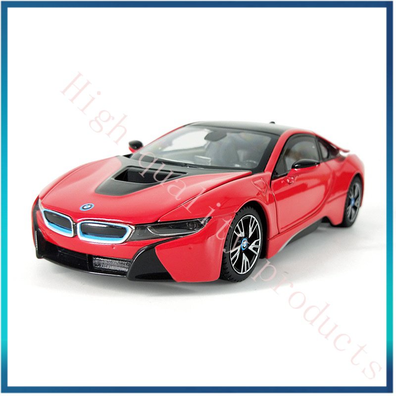 ดาว56500จำลอง BMWI8โลหะผสมรุ่นโลหะรถสปอร์ตของเล่นคอลเลกชันเครื่องประดับของขวัญวันเกิด gzRT NHSQ