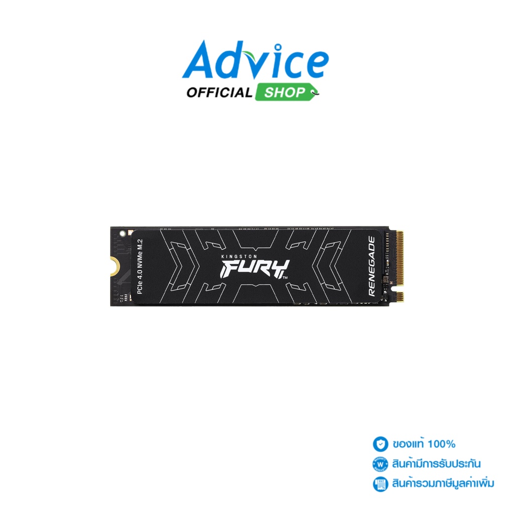 KINGSTON SSD เอสเอสดี 1 TB M.2 PCIe 4.0 FURY RENEGADE (SFYRS/1000G) NVMe - A0141459