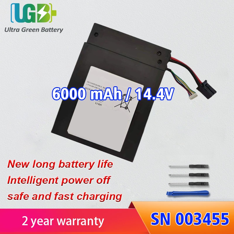 แบตเตอรี่ SN003455เดิมสำหรับ REF5450061 GE SN003455 REF 5450061 SN 003455แบตเตอรี่14. 87Wh 4V 6000MA