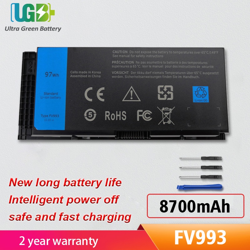 Original FV993แบตเตอรี่สำหรับ Precision M6600 M6800 M6700 M4600 M4800 M4700 J79X4 823F9 7FF1K WJ383 