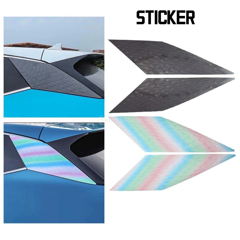 [Szluzhen2] ฝาครอบหน้าต่าง ทรงสามเหลี่ยม สําหรับ Byd Atto 3 Yuan Plus 2022-2023 2 ชิ้น