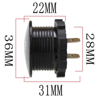 อุปกรณ์รถยนต์ โวลต์มิเตอร์ หน้าจอดิจิตอล led dc 12v - 24 v สําหรับรถยนต์ รถจักรยานยนต์