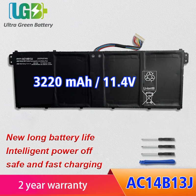 Original AC14B18J AC14B13J Battery สำหรับ Acer Aspire E3-111 E3-112 E3-112M ES1-531 MS2394 B115-MP E