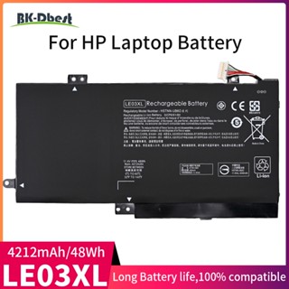 BK-Dbest 11.4V 48Wh แบตเตอรี่แล็ปท็อป LE03XL สำหรับ HP Envy X360 M6-w010dx M6-w101dx M6-w102dx M6-w103dx