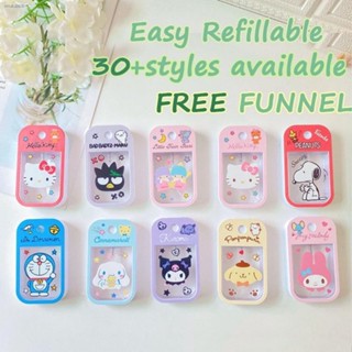 เคสสเปรย์แอลกอฮอล์ ขวดน้ำหอมพกพา สเปย์แอลกอฮอล์พกพา ขวดสเปรย์น้ําหอมแอลกอฮอล์ ฆ่าเชื้อ แบบพกพา พิมพ์ลายการ์ตูน ขนาด 45 ม