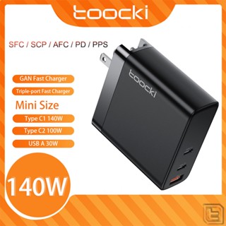 Toocki ที่ชาร์จโทรศัพท์ USB Type C PD3.1 140W 4.0 3.0 ชาร์จเร็ว สําหรับแล็ปท็อป Samsung