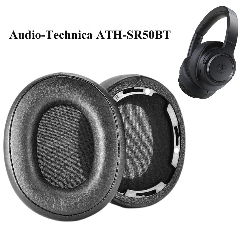 ✟Replacement Ear Pads Cushion Ear Muffs for Audio Technica ATH SR50 BT / ATH-SR50BT Headphone