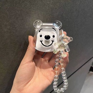 For AirPods Pro 2nd Winnie the Pooh 💖Airpods 3 2021 Case💖 สีมุก สําหรับ 💖 เคสกันกระแทก สีมุก สําหรับ AirPods 1/2 /i11/i12 AirpodsPro gen3 AirPods