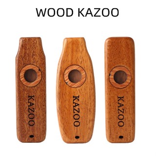 Wood Kazoo คาซูไม้ แถมสายคล้อง+ลิ้นคาซู พร้อมส่ง