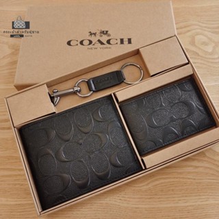 【ผลิตภัณฑ์ใหม่】□▥㍿**ร้อมส่งแท้ COACH กระเป๋าสตางค์ผู้ชาย F74929 mens wallet กระเป๋าสตางค์ผู้ชาย กระเป๋าสตางค์ใบสั้ กระเ