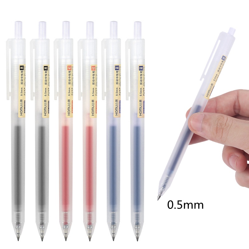 ปากกาเจล 0.5 มม. 3 สี สําหรับนักเรียน สํานักงาน