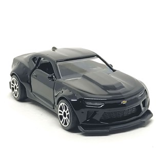 Majorette Chevrolet Camaro 2021 Black ล้อ D5S Scale 1/64 (8cm) ไม่มี package