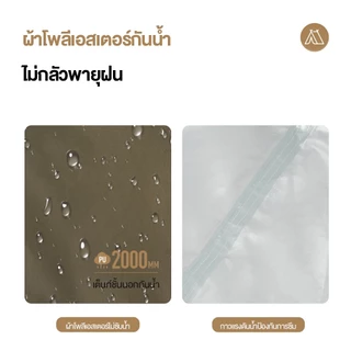 MOBI GARDEN เต็นท์ตั้งแคมป์ แบกเป้ กันน้ํา กันฝน เดินป่า เคลือบเงิน ป้องกันแสงแดด ติดตั้งง่าย ศูนย์พักพิงหลังเกิดแผ่นดินไหว