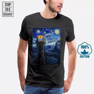 The Starry Night Van Goah Crossover Geek Cool Rock T-Shirt Clothings Clic Plus Size Clic Sportwear