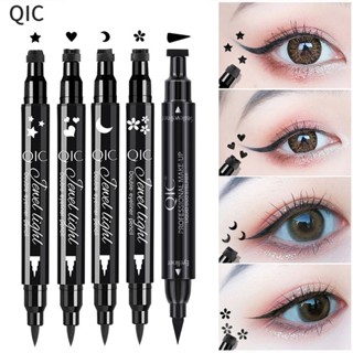 อายไลเนอร์ 2 หัว QIC 2IN1 Double eyeliner pencil Q623