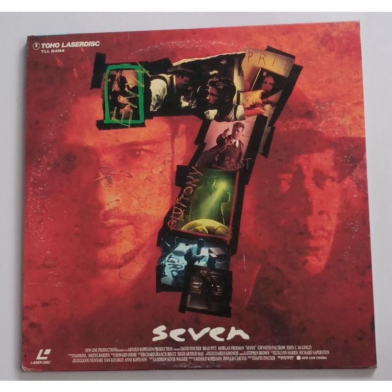 เลเซอร์ดิส SEVEN (SE7EN) Movie LASERDISC Video-Disc Japan Import