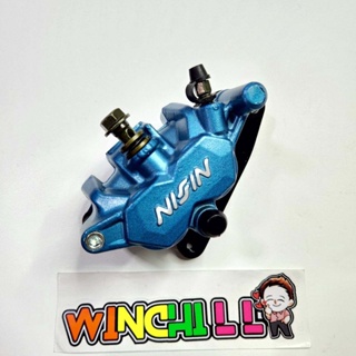 ปั๊มเดิม ปั๊มล่าง ปั๊มล่างแต่ง โลโก้นูน สีน้ำเงิน  WAVE125R / wave125S / WAVE125ไฟเลี้ยวบังลม